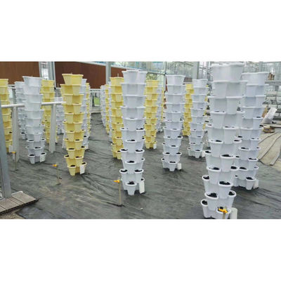 Plastic Modern Outdoor Tower Plant Pots Plastic Flower Pots Stapelbaar
