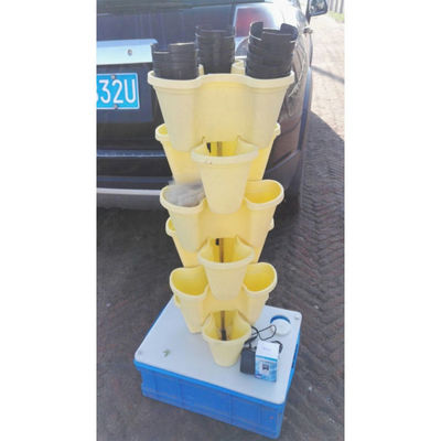 Plastic Modern Outdoor Tower Plant Pots Plastic Flower Pots Stapelbaar