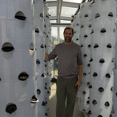 hydroponische kas buiten binnen tuin plant verticale kunststof toren groeisysteem toren pot