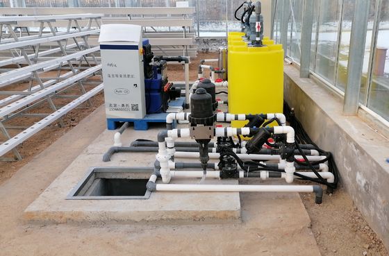 Verticaal verbouwsysteem voor aardbeien Voor fruit Wit voedselkwaliteit Pvc planten
