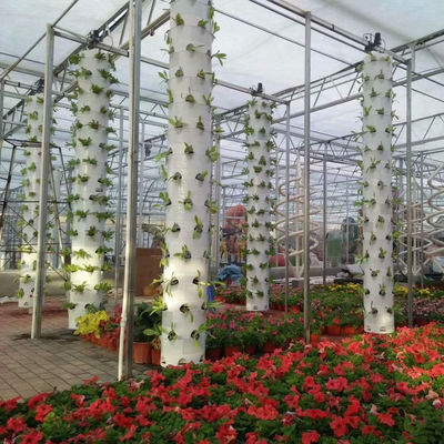 Indoor Hydroponic toren systemen Home Verticale tuin toren met led licht Verticale toren
