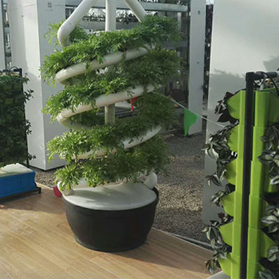 Planten Dubbele Helix Hydroponisch Roterend Boeren Spiral NFT Hydroponisch Systeem