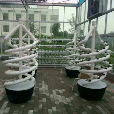 Planten Dubbele Helix Hydroponisch Roterend Boeren Spiral NFT Hydroponisch Systeem